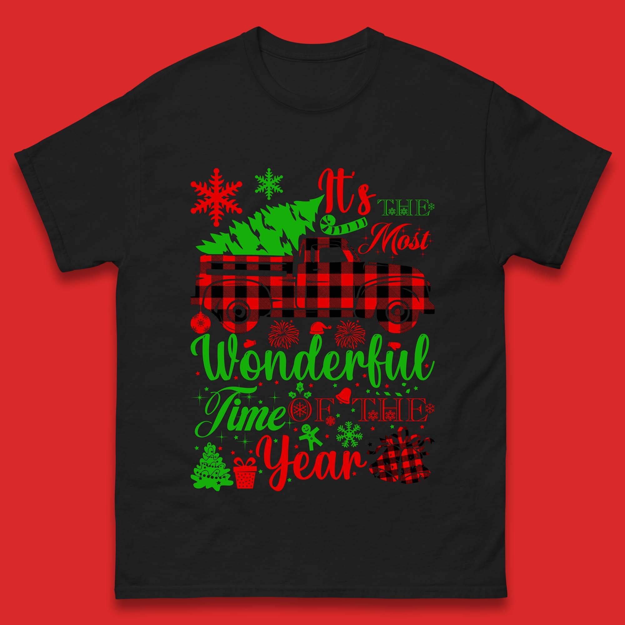 Wonderful Time Of The Year Christmas Mens T-Shirt