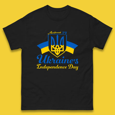 Ukraine's 24 August Ukraine Independence Day Proud Ukrainian Mens Tee Top