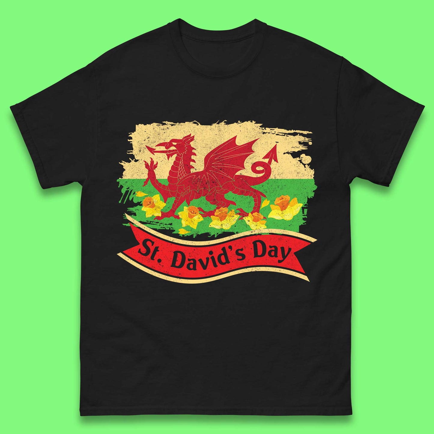 Mens St David's Day T Shirts UK