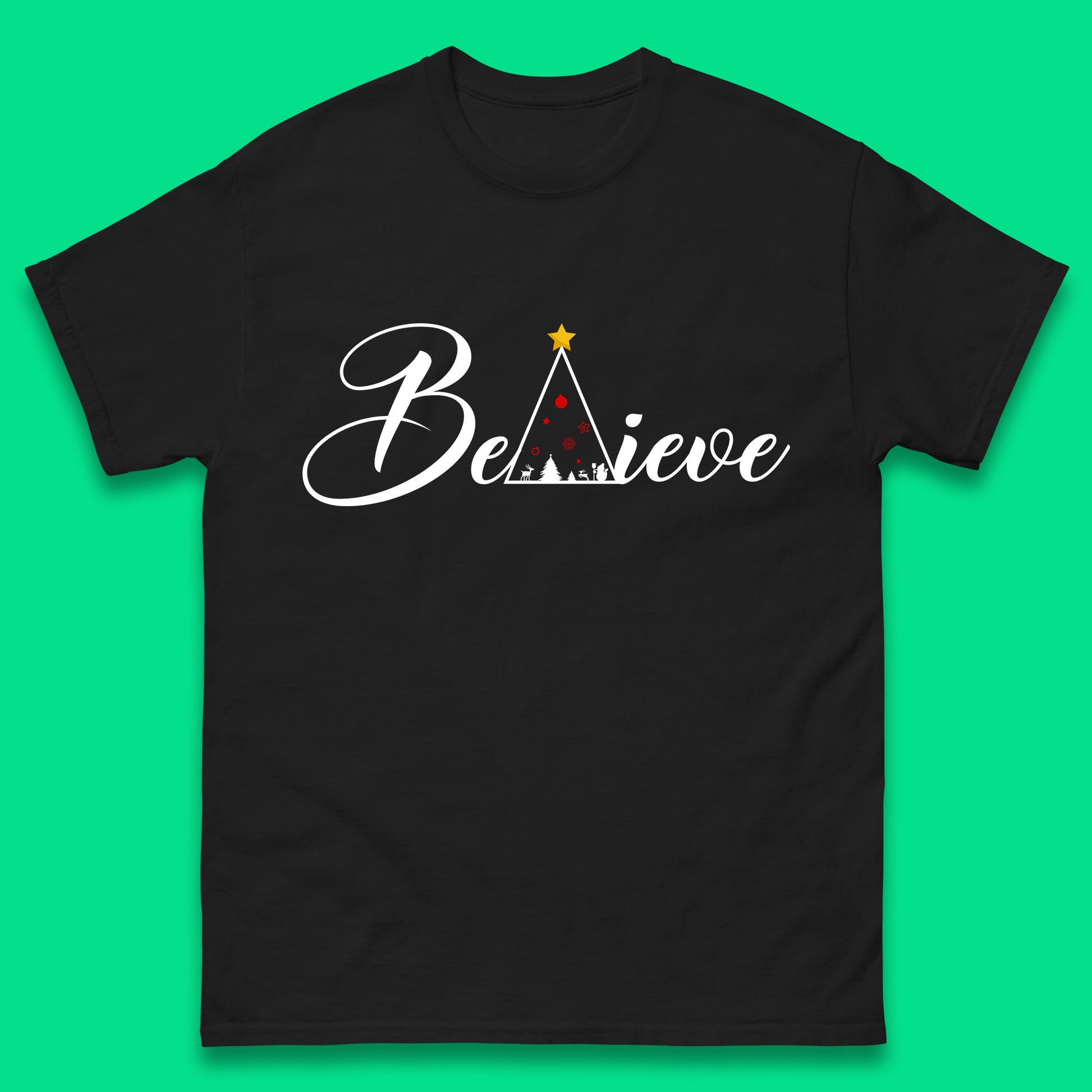 believe christmas t shirt