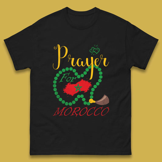 Prayer For Morocco Stay Strong Morocco Earthquake Support Mens Tee Top