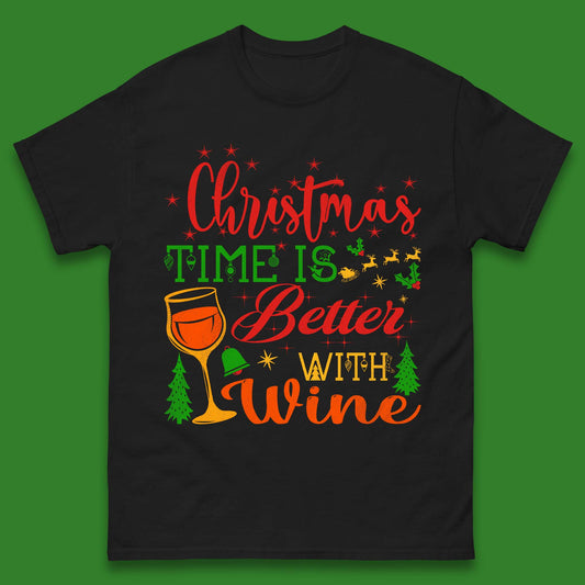 Christmas Wine Mens T-Shirt