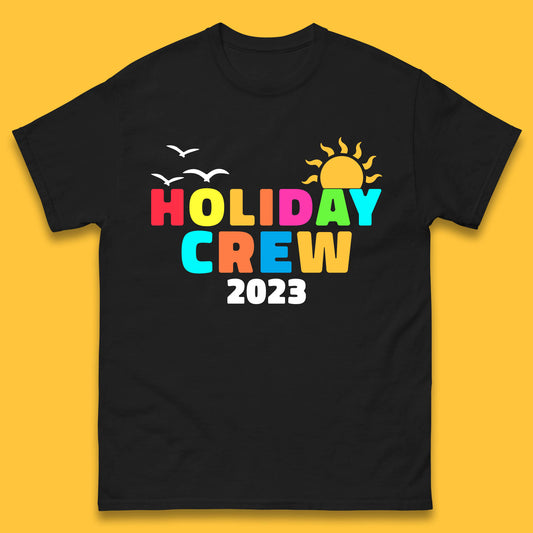 Holiday Crew 2023 Summer Vacation Beach Trip Reunion Mens Tee Top