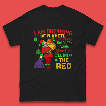 santa claus drinking t shirt