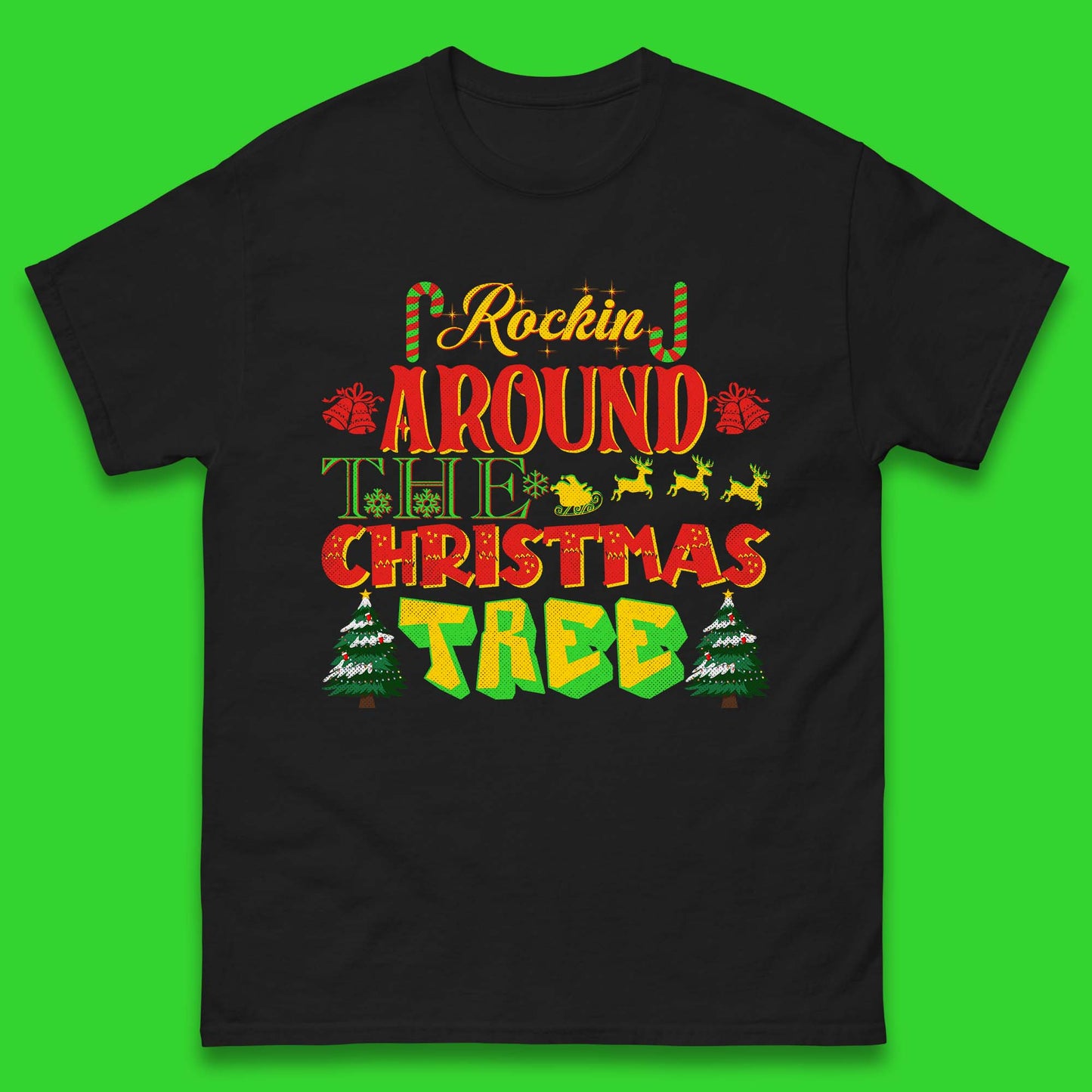 rockin around the christmas tree t shirt