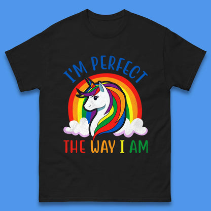 Rainbow Unicorn LGBT Pride Mens T-Shirt