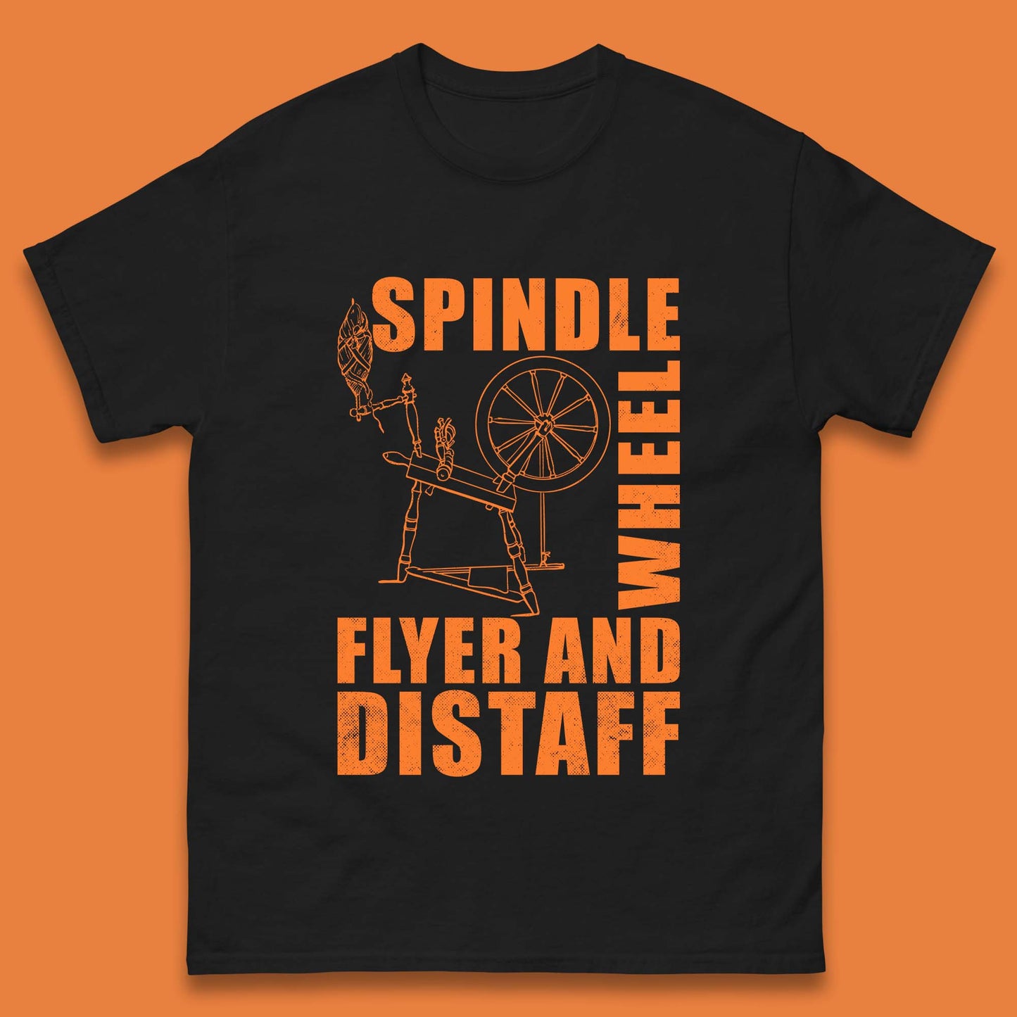 Spindle Wheel Mens T-Shirt