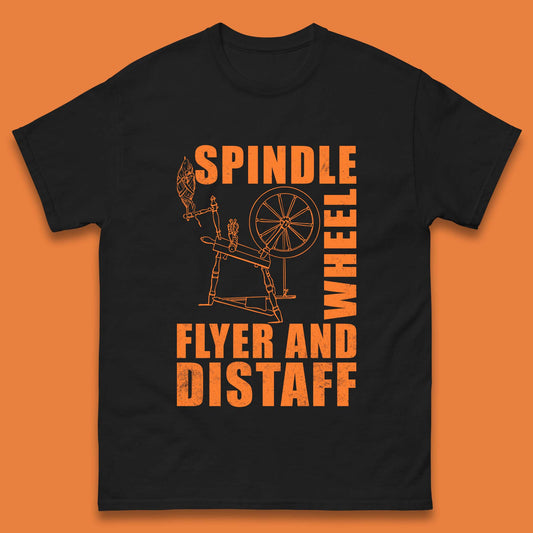 Spindle Wheel Mens T-Shirt