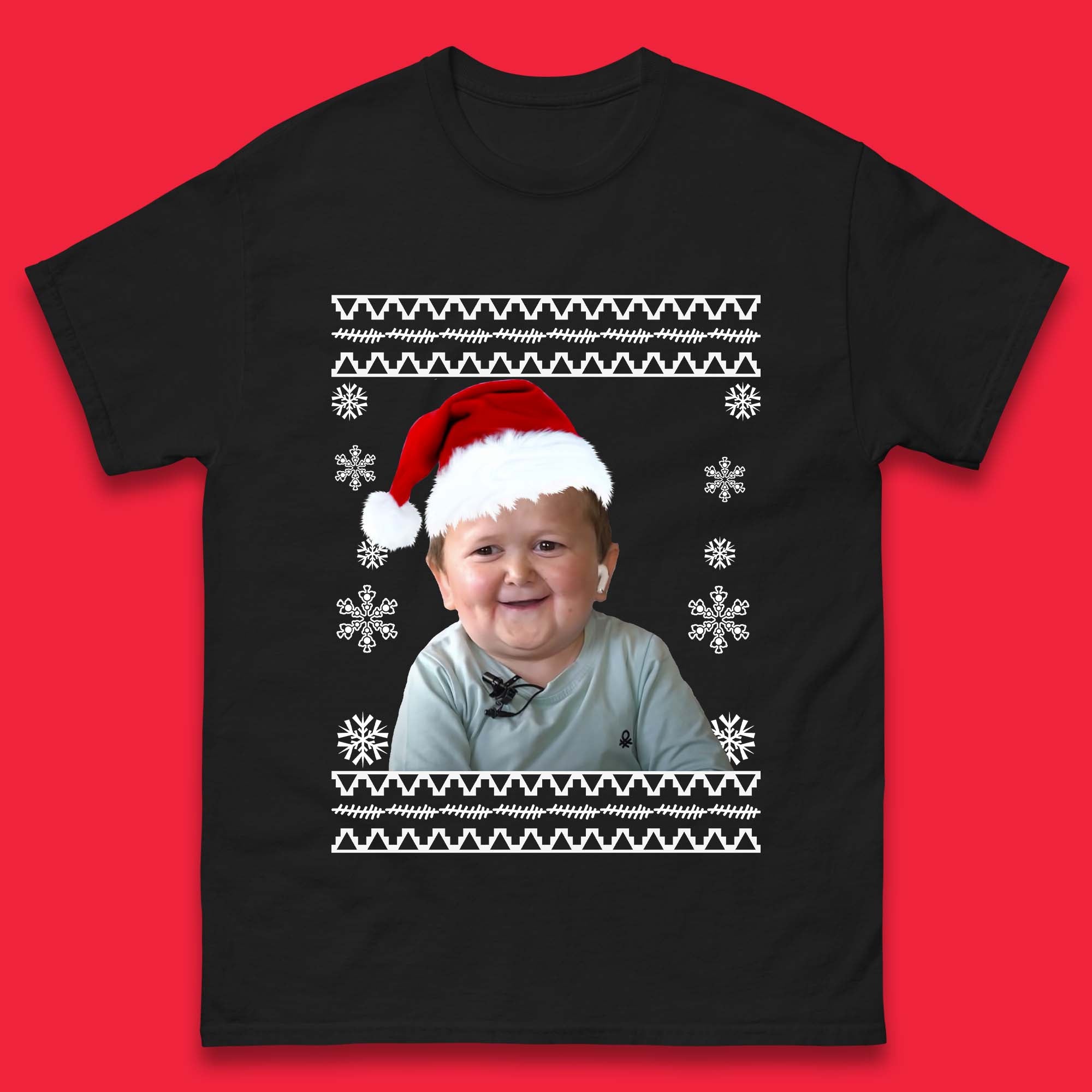 Santa Hasbulla Magomedov Christmas Mens T-Shirt