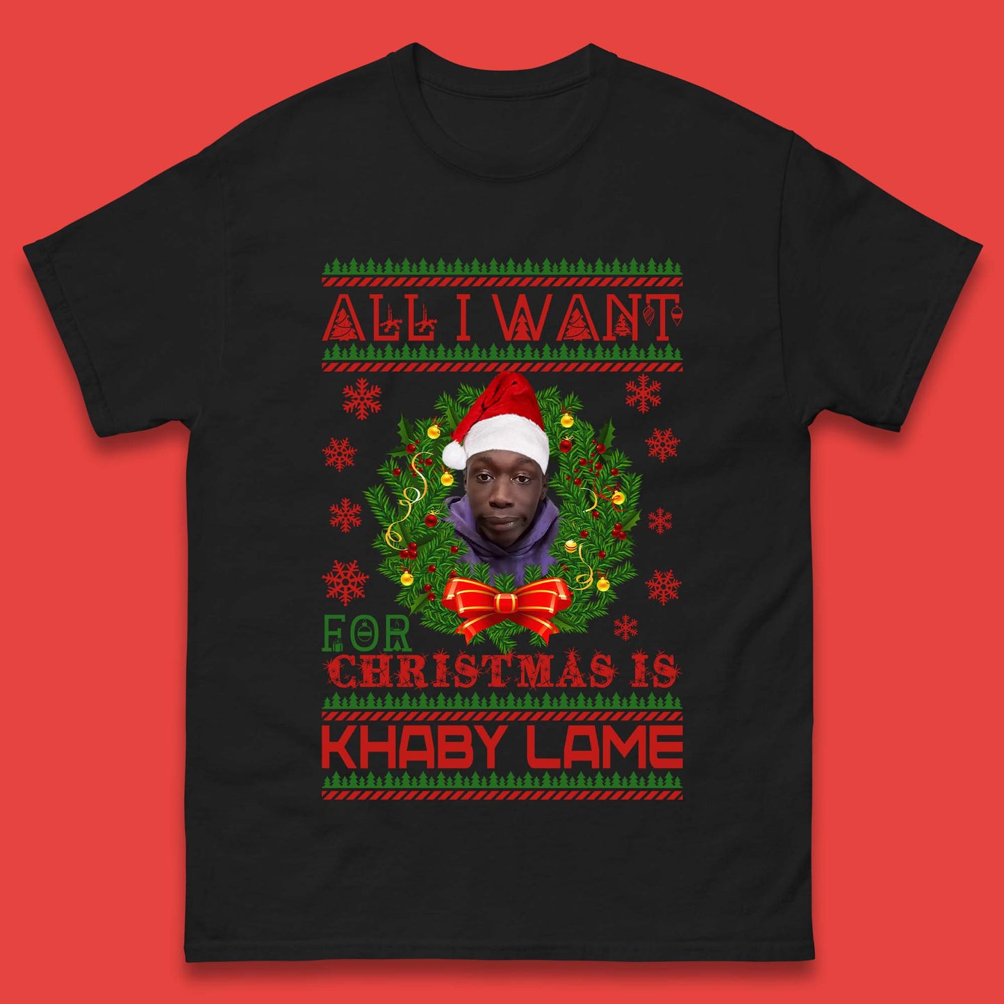 Want Khaby Lame For Christmas Mens T-Shirt