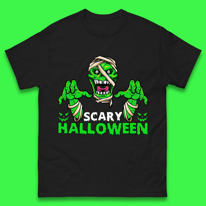 Scary Halloween Skull Zombie Mummy Horror Monster Zombie Hands Scary Vibes Mens Tee Top