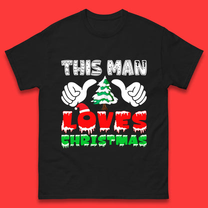 this man loves christmas t shirt