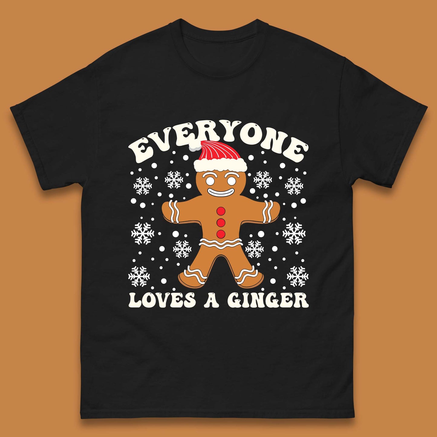 Gingerbread Christmas Mens T-Shirt