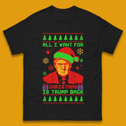 Trump Back Christmas Mens T-Shirt