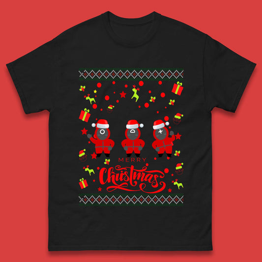 Squid Game Guards Christmas Mens T-Shirt