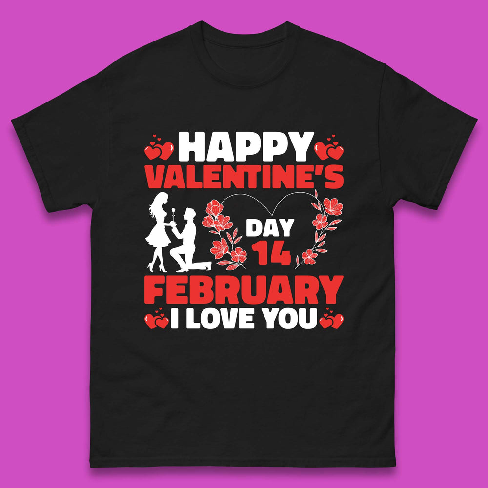 14 February I Love You Mens T-Shirt