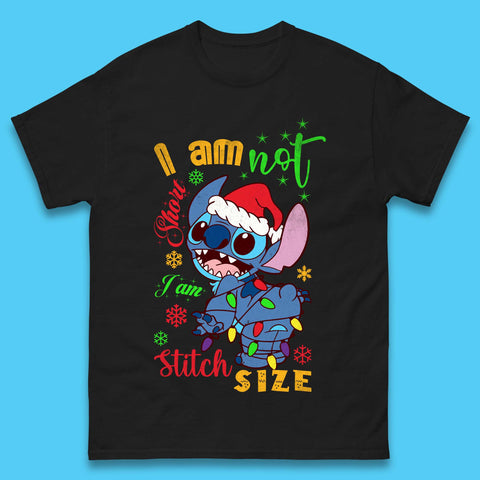 Stitch Size Christmas Mens T-Shirt