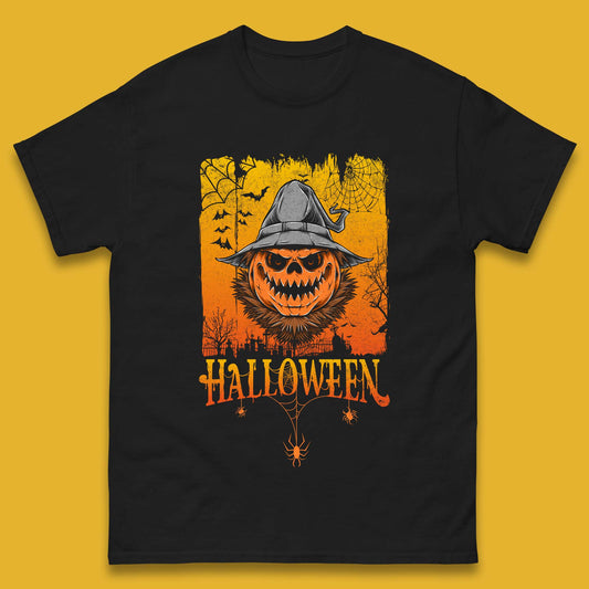 Evil Pumpkin Face T Shirt