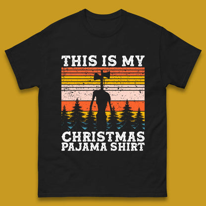 Alien Siren Head Christmas Mens T-Shirt