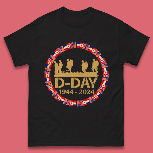 D-Day 1944-2024 Mens T-Shirt