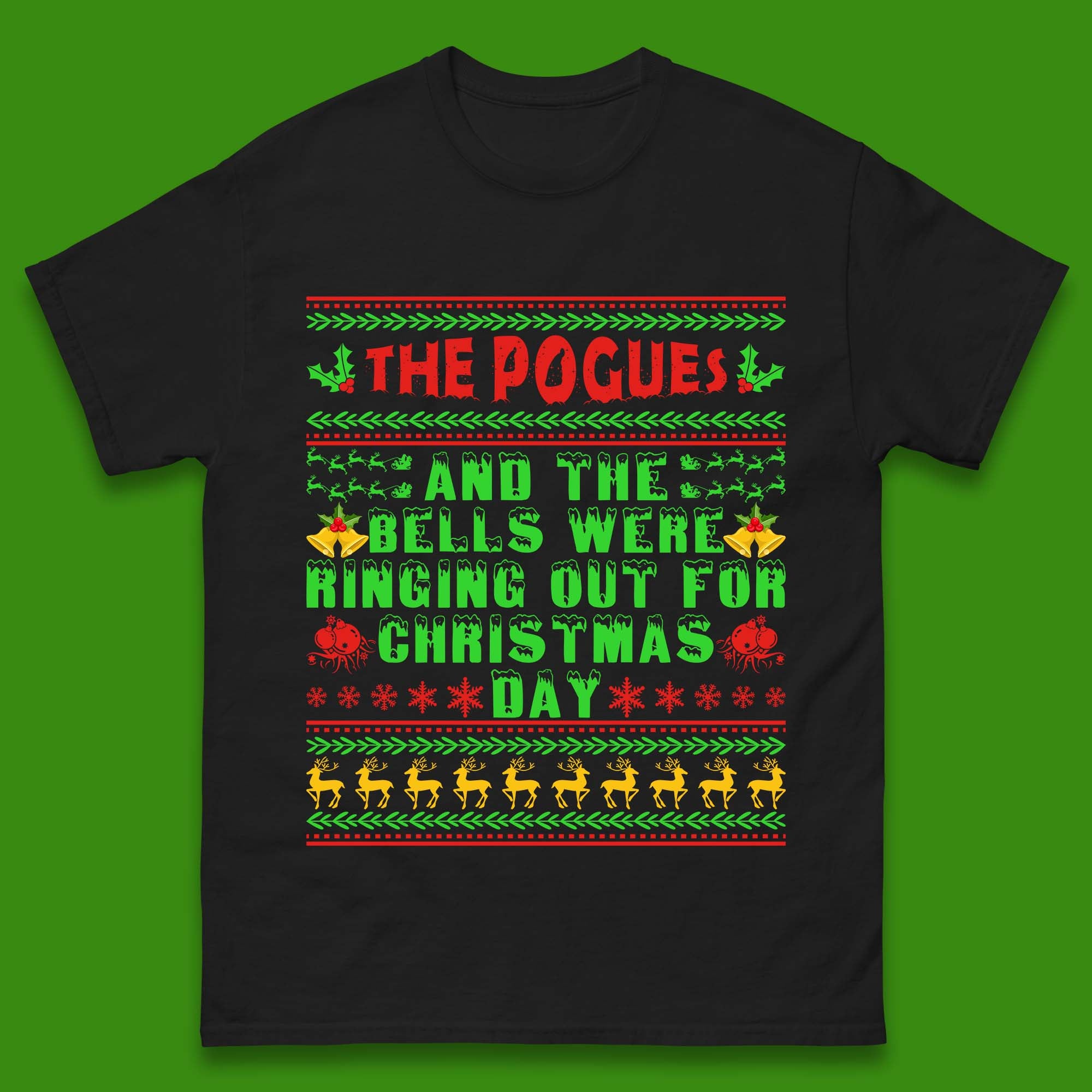 The Pogues Christmas Day Mens T-Shirt