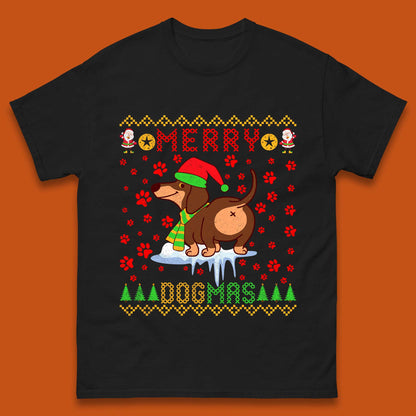 Merry Dogmas Christmas Mens T-Shirt