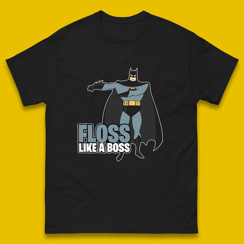Batman Floss Like A Boss DC Comics Action Adventure Superheros Movie Character Mens Tee Top