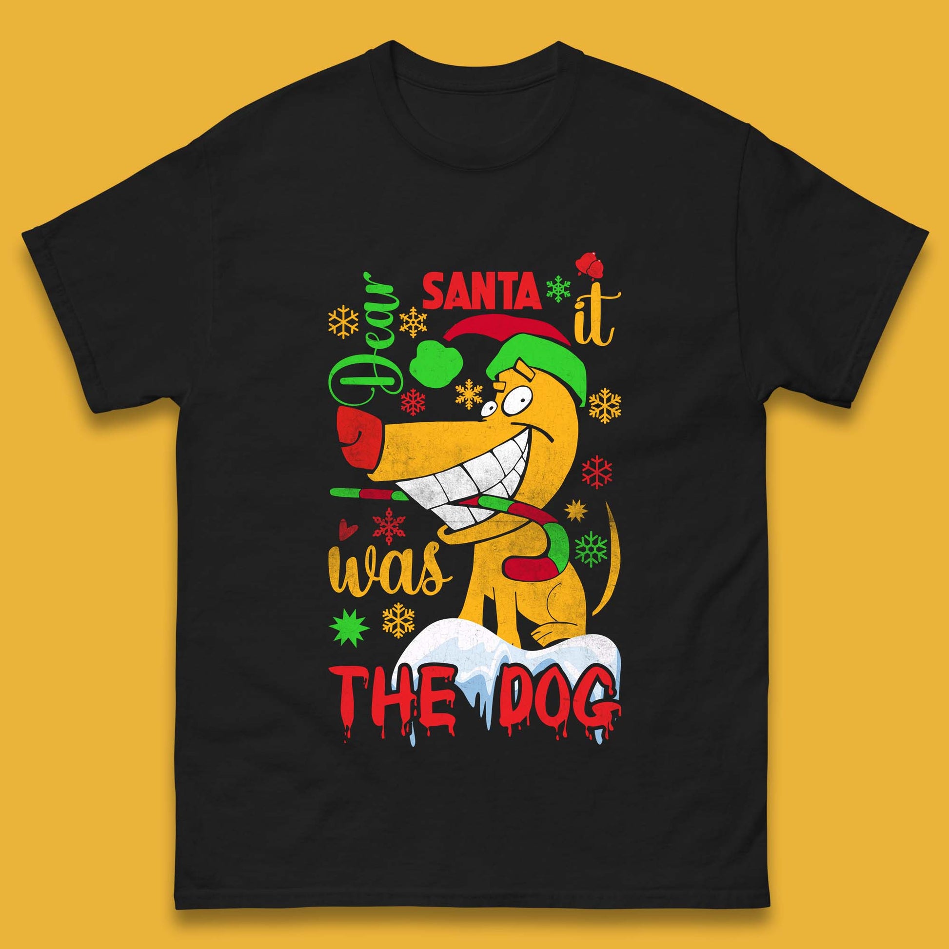 christmas dog t shirt