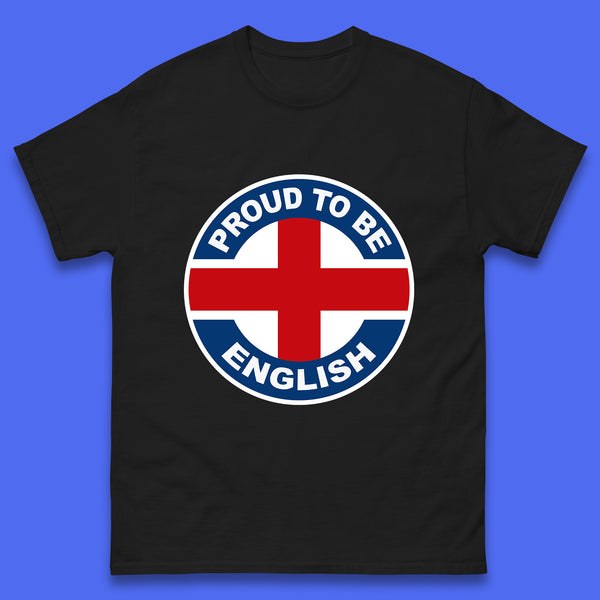 Proud To Be English Flag of England Union Jack, British flag, UK flag Proud English Pride Mens Tee Top