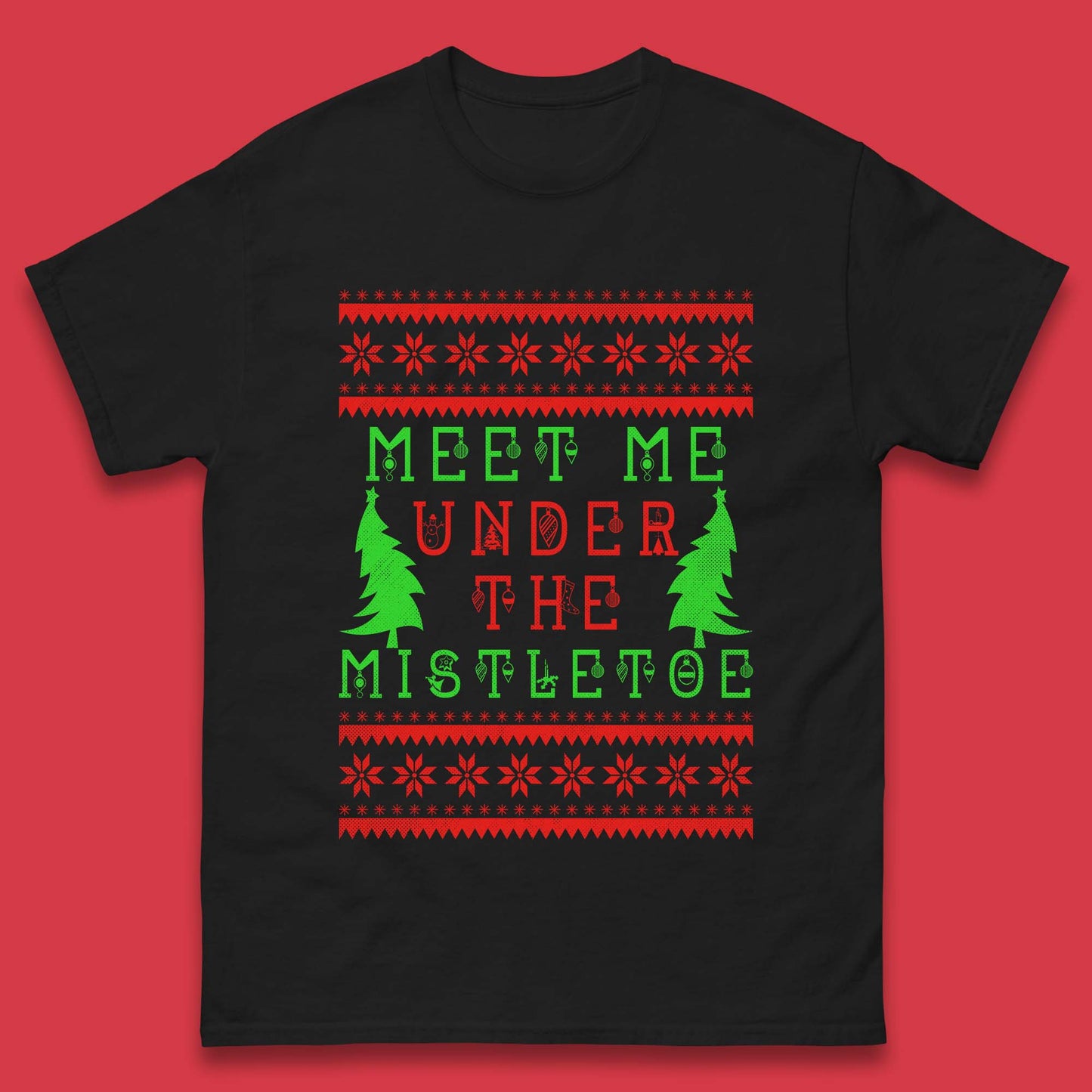 mistletoe christmas t shirt