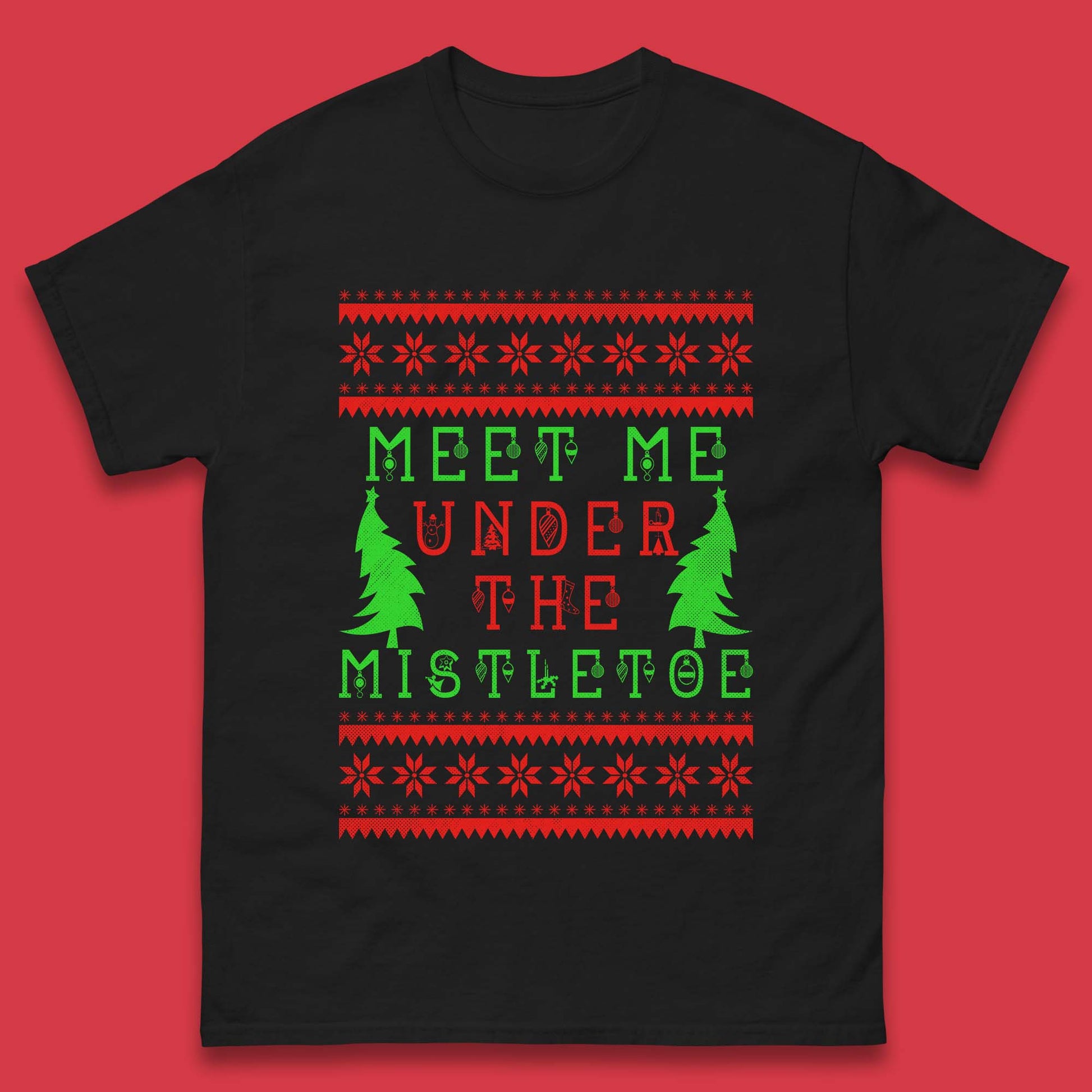 mistletoe christmas t shirt