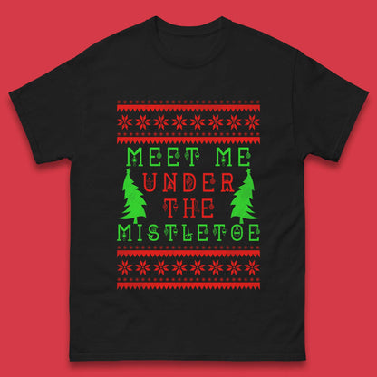 mistletoe christmas t shirt