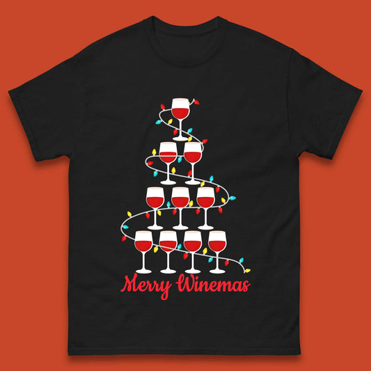 Merry Winemas Christmas Mens T-Shirt