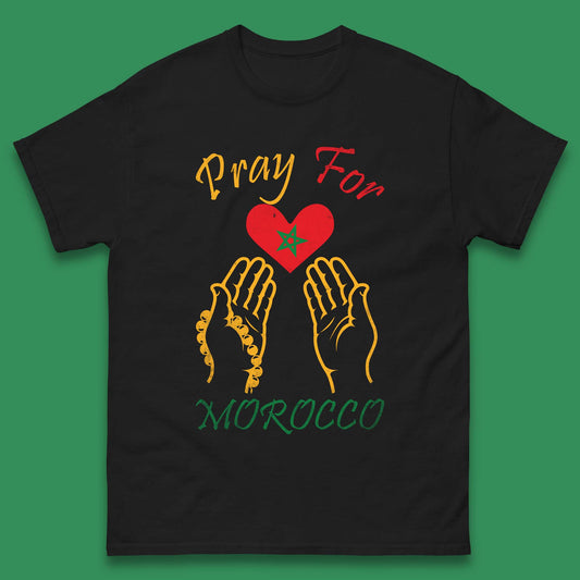 Pray For Morocco Stay Strong Morocco Earthquake Support Mens Tee Top