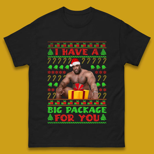 Big Package Ugly Christmas Mens T-Shirt