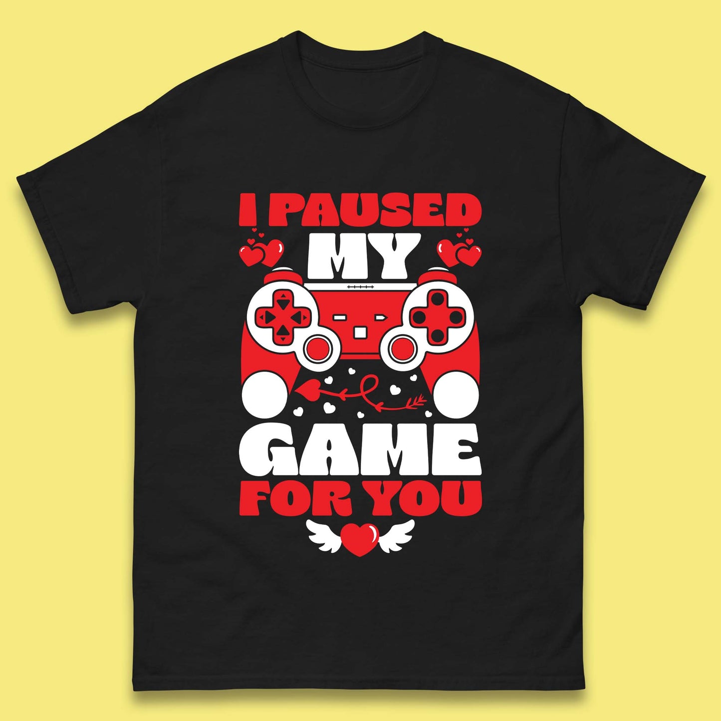 Valentine's Day Gamer Mens T-Shirt