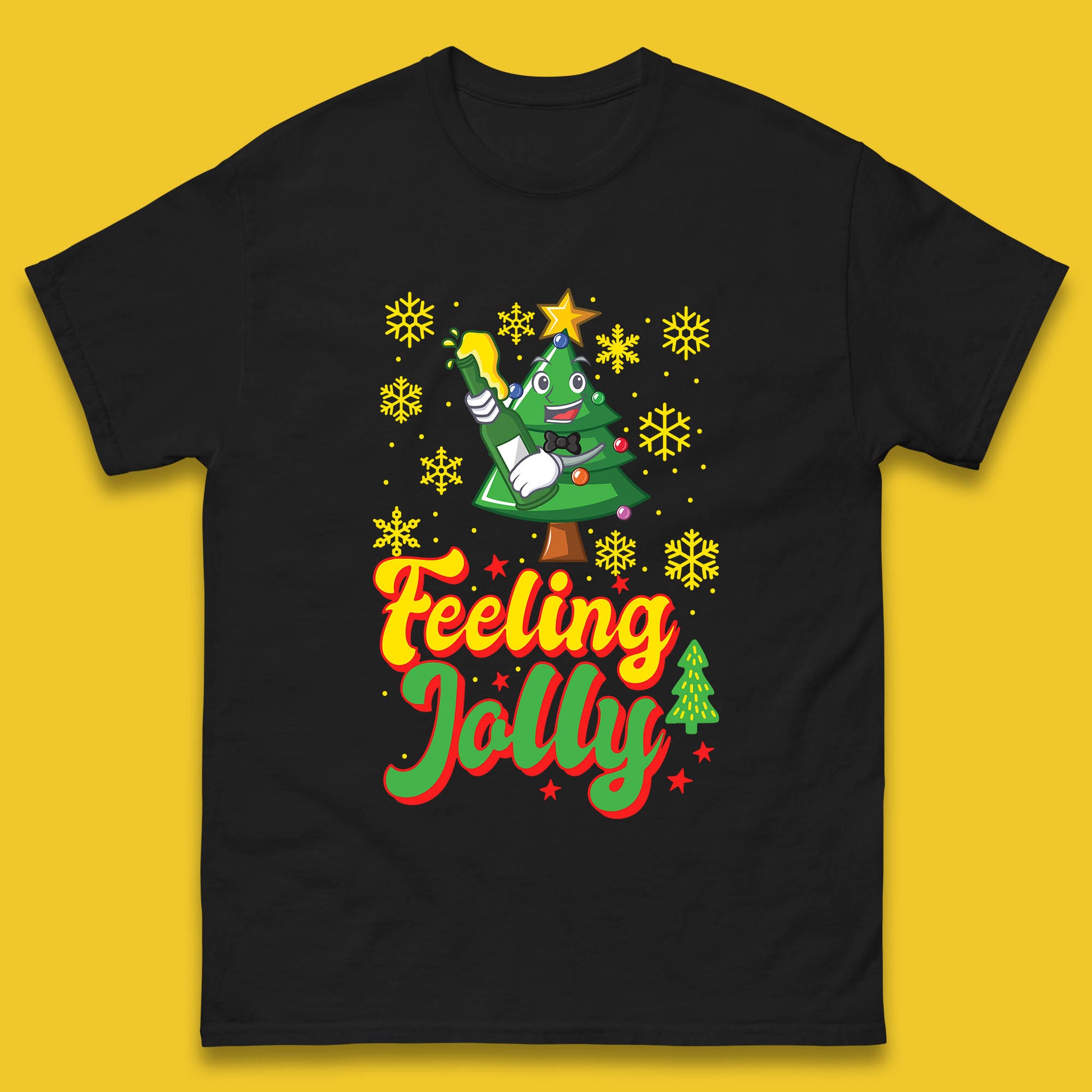 feeling jolly christmas beer t shirt