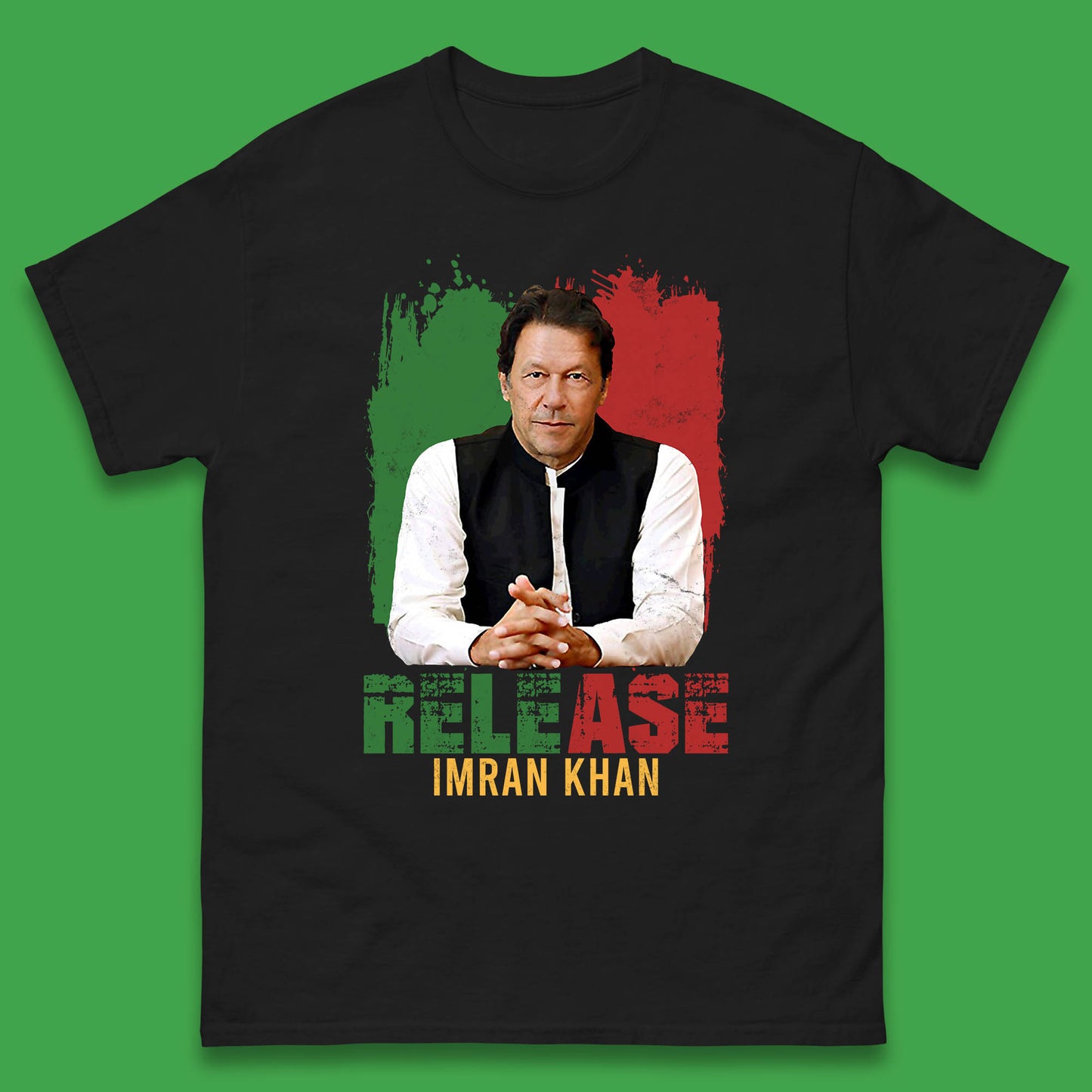 Release Imran Khan Prisoner No 804 Stand With Imran Khan Pakistan Mens Tee Top