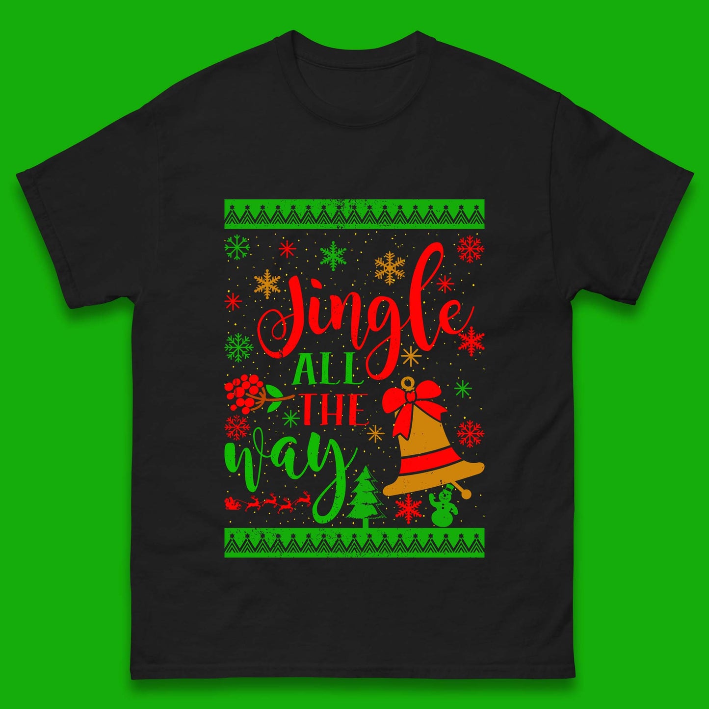 Christmas Jingle Mens T-Shirt