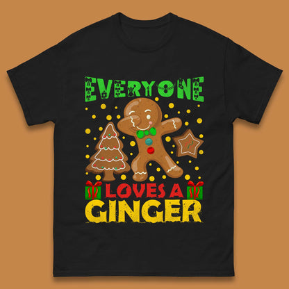 Dabbing Gingerbread Christmas Mens T-Shirt