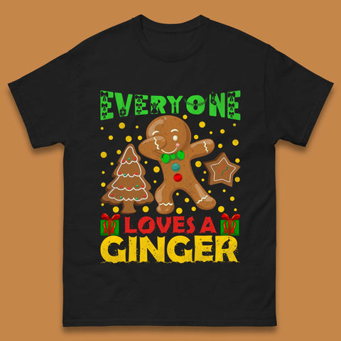 Dabbing Gingerbread Christmas Mens T-Shirt