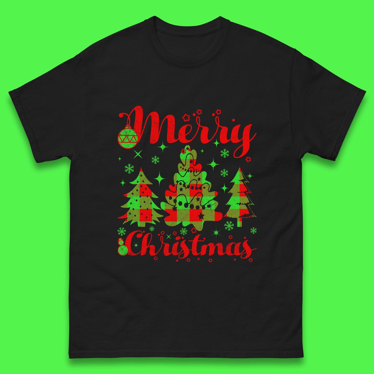 merry christmas trees t shirt
