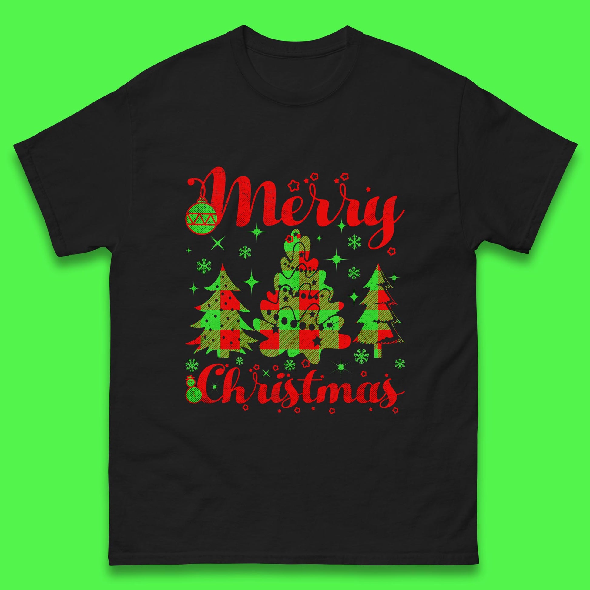 merry christmas trees t shirt