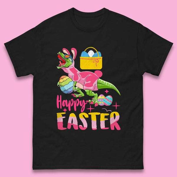Happy Dinosaur Easter Mens T-Shirt