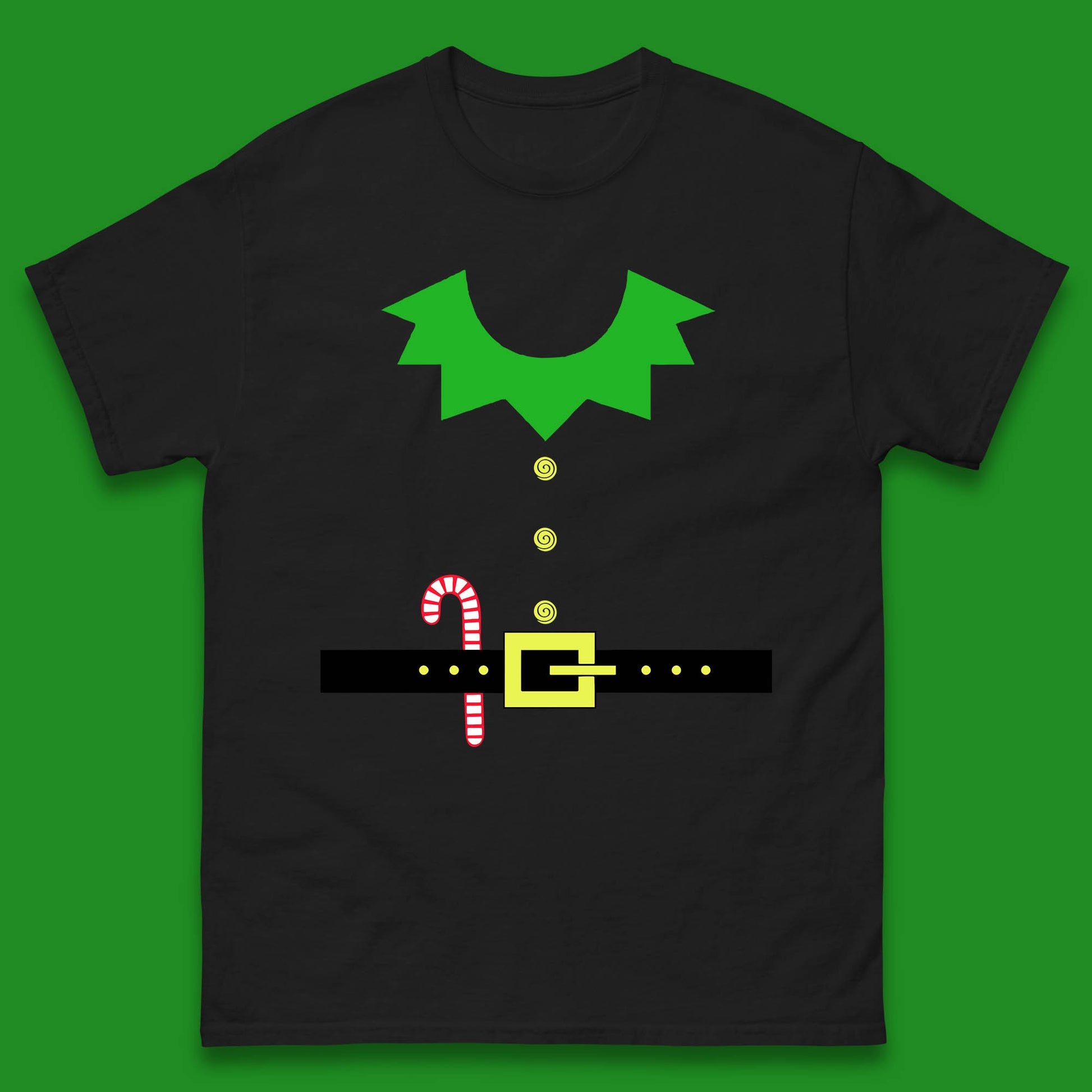 christmas elf costume christmas candy t shirt
