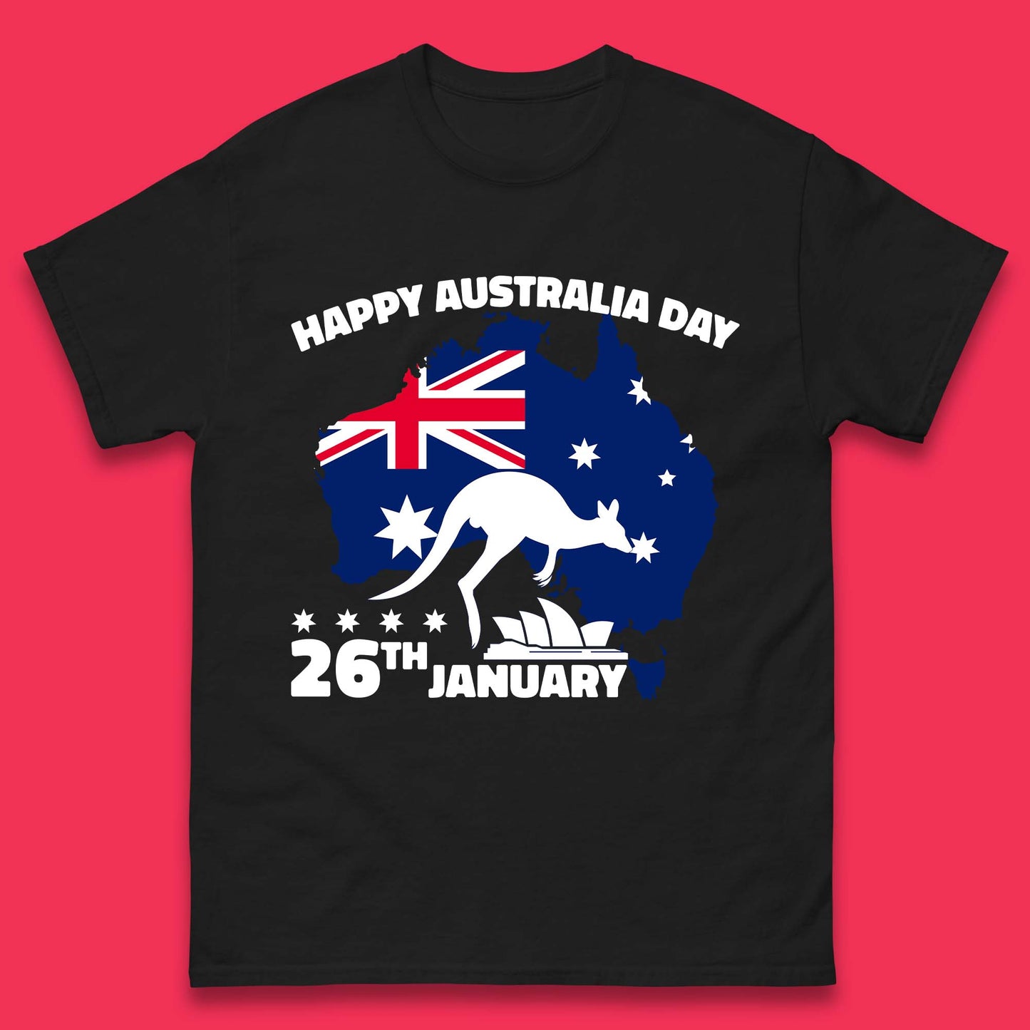 Happy Australia Day 26th January Mens T-Shirt