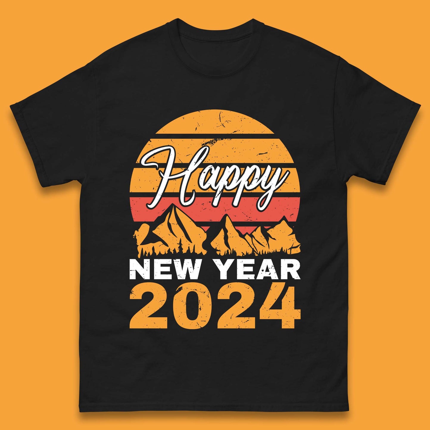 Happy New Year 2024 Camping Camping Mens T-Shirt