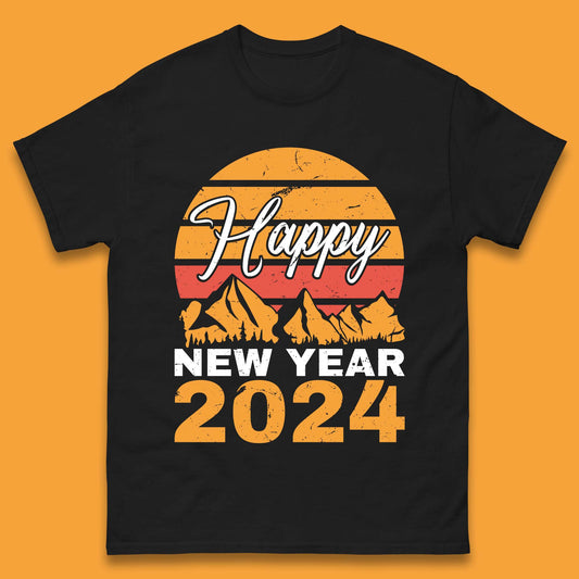 Happy New Year 2024 Camping Camping Mens T-Shirt