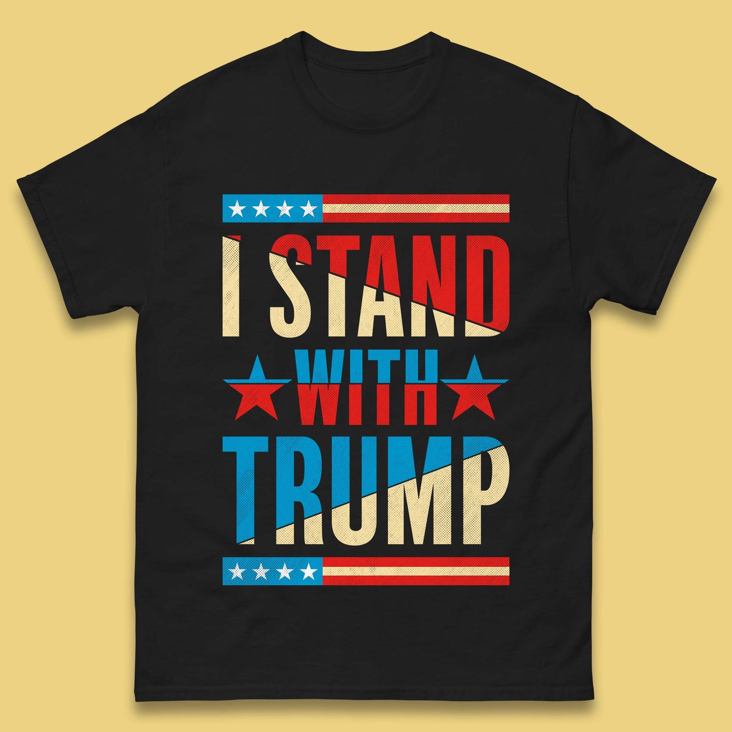 I Stand With Trump Take America Back Donald Trump Pro America Election 2024 Mens Tee Top