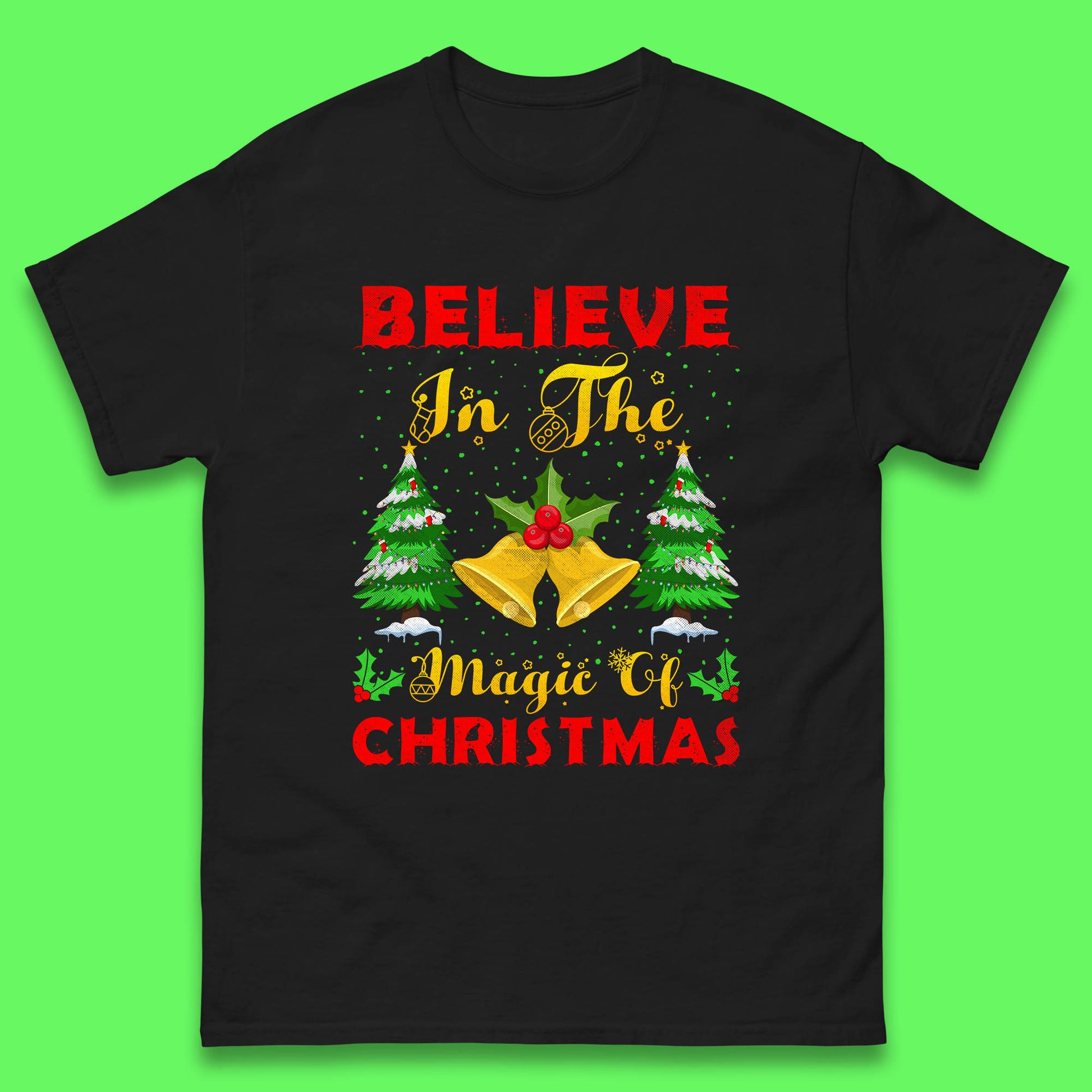 believe in the magic of christmas t shirt